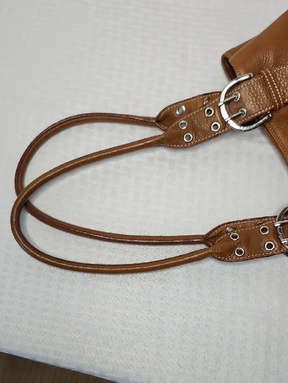 Tignanello Leather Hobo Shoulder Bag